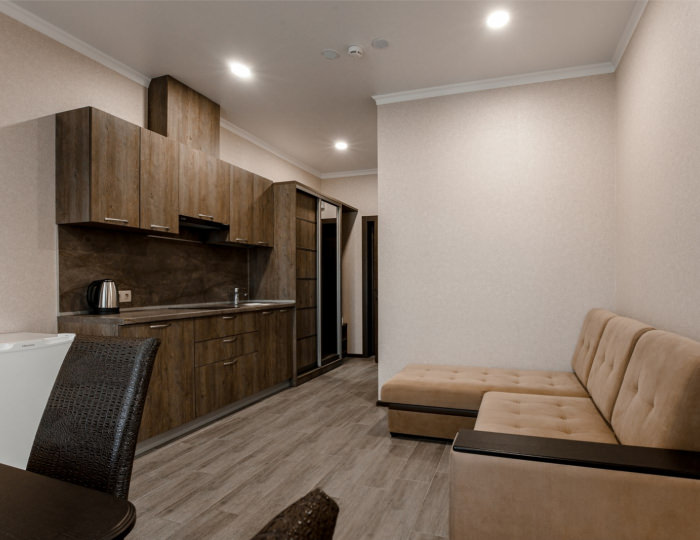 Люкс 4-местный 2 комнатный вид на реку 5 этаж - Отель «Голден Резорт»