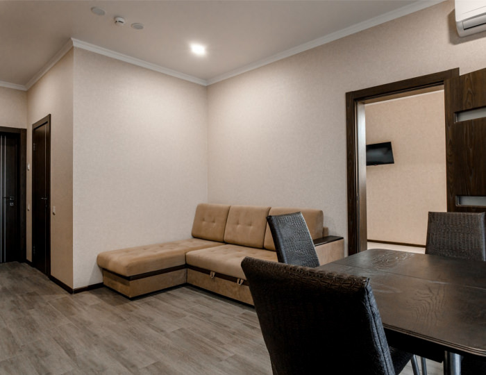 Люкс 4-местный 2 комнатный вид на реку 5 этаж - Отель «Голден Резорт»